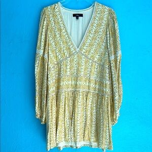 Boho mini summer dress